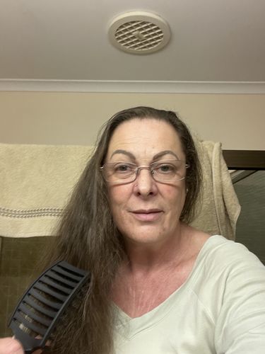 Customer photo review of Scream-Free™ Detangling Brush: Maxi