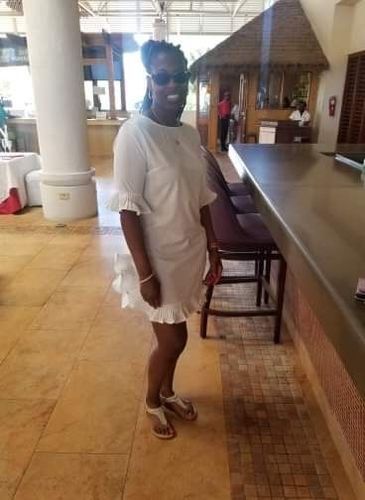 Customer photo review of Asymmetric Frilled Dress