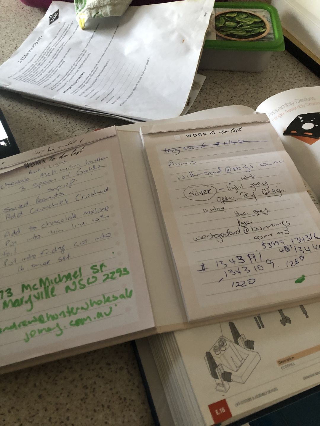 Customer photo review of Home & Work To-Do List