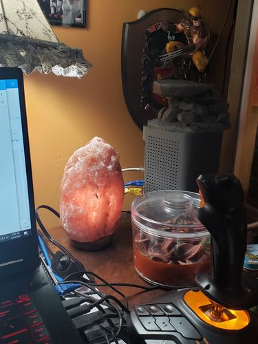 Customer photo review of Original Himalayan Salt Lamp (Medium)