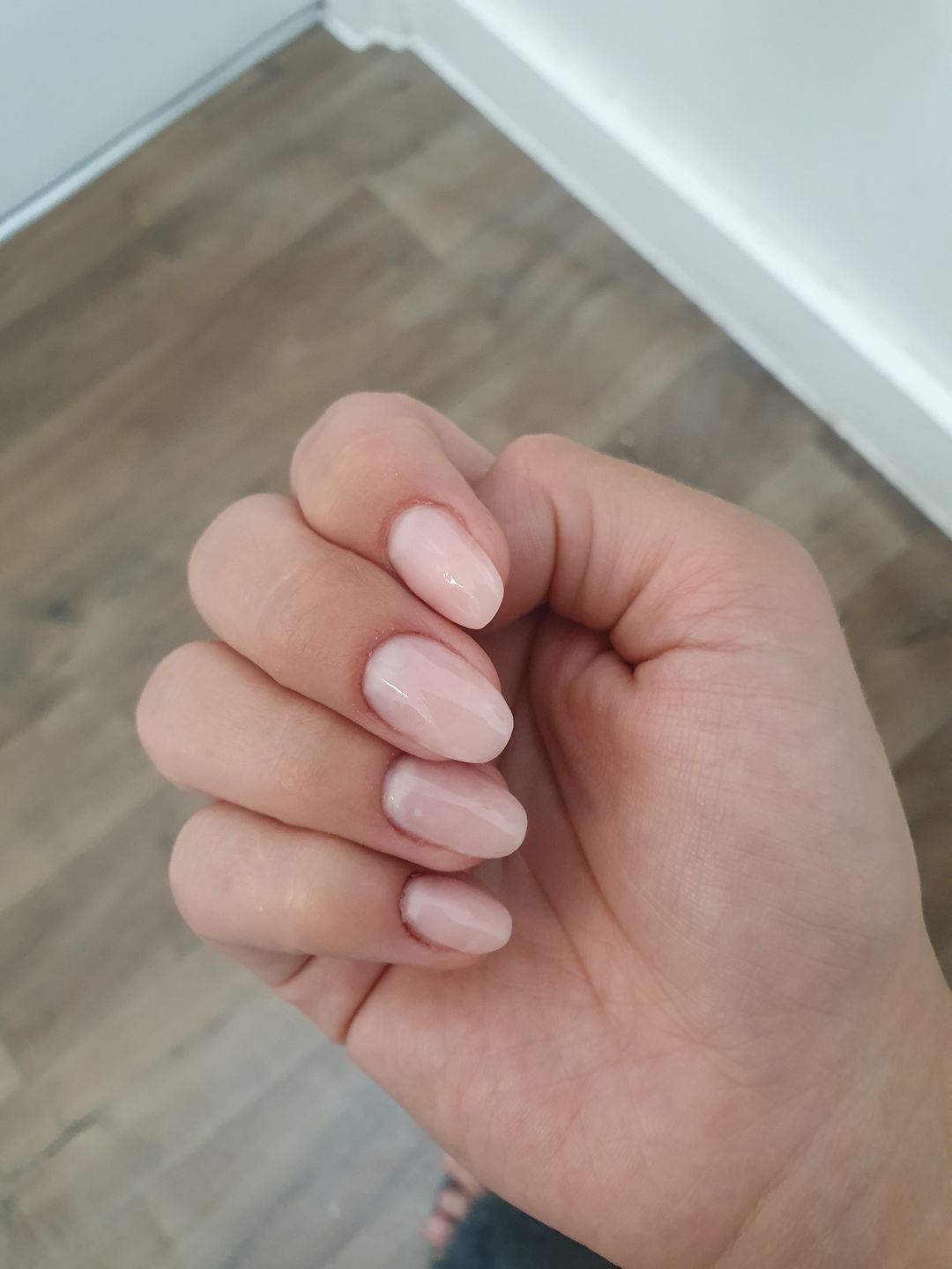 Customer photo review of Semilac Builder Gel Cover Pink Milk 15g