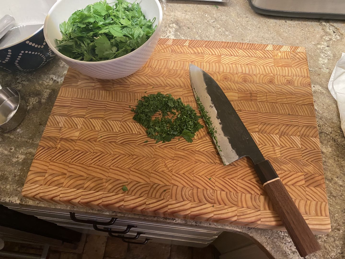 Customer photo review of Larchwood Cutting Board