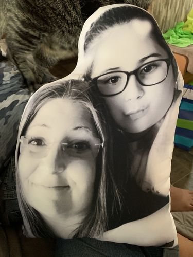 Customer photo review of Create A Custom Object Pillow
