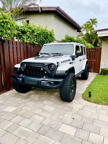 Customer photo review of Demon Grille w/ LED Off-Road Lights for 18-21 Jeep Wrangler JL & Gladiator JT | In stock on June 15