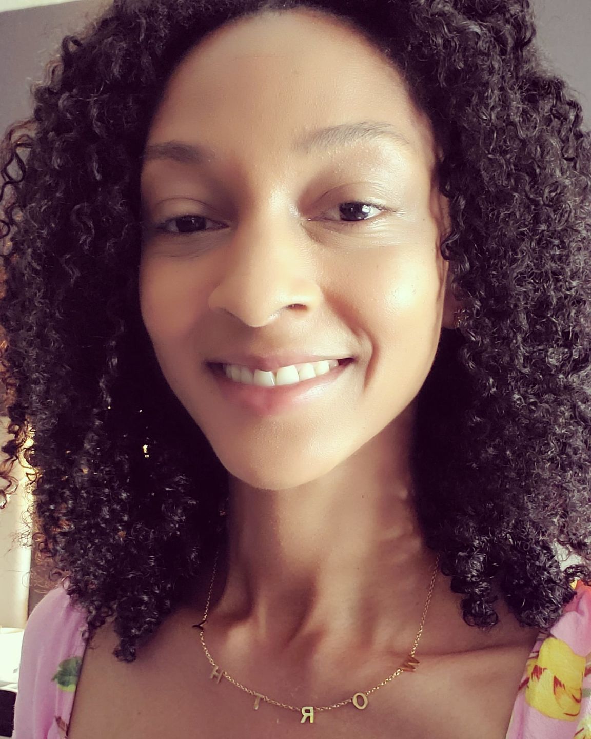 Customer photo review of WORTHY NECKLACE | SILVER & GOLD
