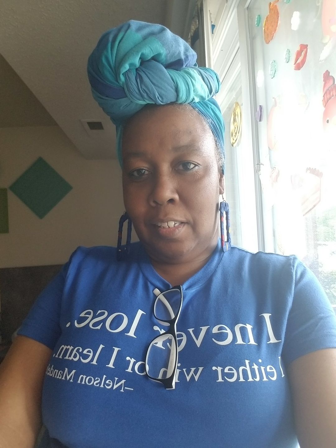 Customer photo review of I Never Lose -Nelson Mandela
