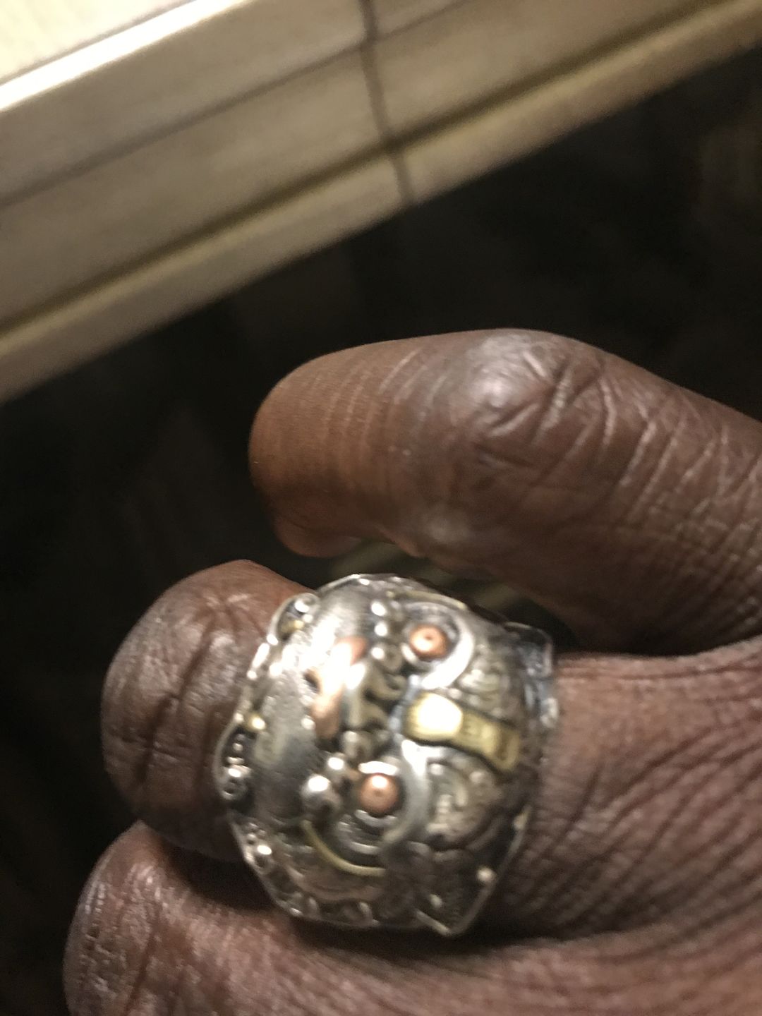 Customer photo review of Mythical Pixiu Ring