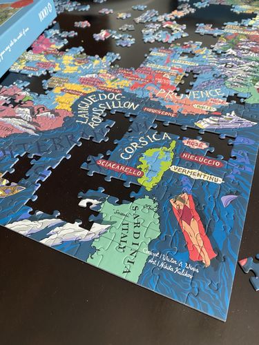 Customer photo review of Wine Puzzle - France