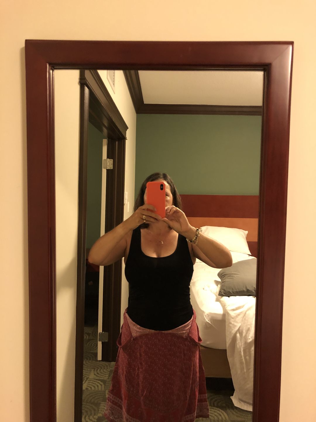 Customer photo review of C'est Moi Bamboo Scoop Tank (14 colours)