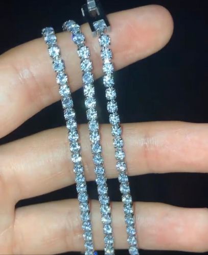 Customer photo review of SET TENNIS - Collana & Bracciale - Silver