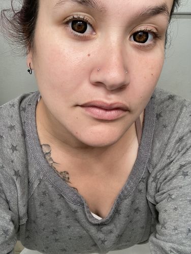 Customer photo review of [US Warehouse] Ocean Black Contact Lenses