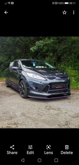 Customer photo review of Ford Performance Number Plate Surrounds (Pair)