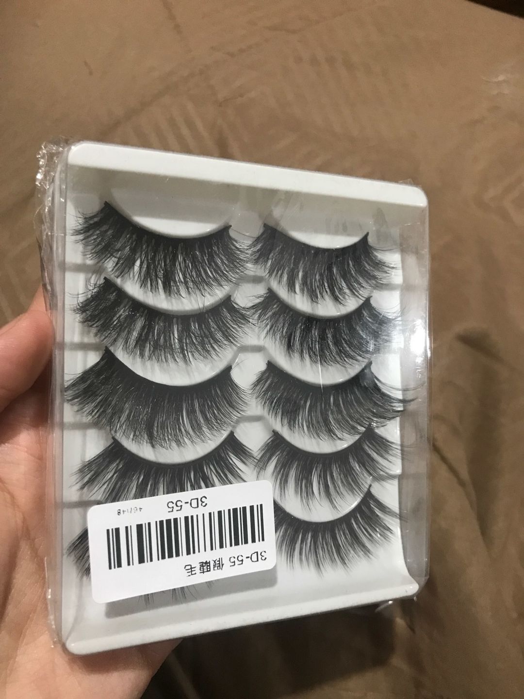 Customer photo review of O.TWO.O 3D MINK EYELASHES