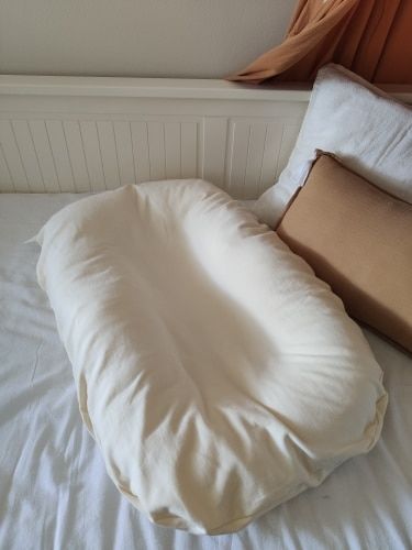 Customer photo review of Cushioned Nest Sleep Pillow