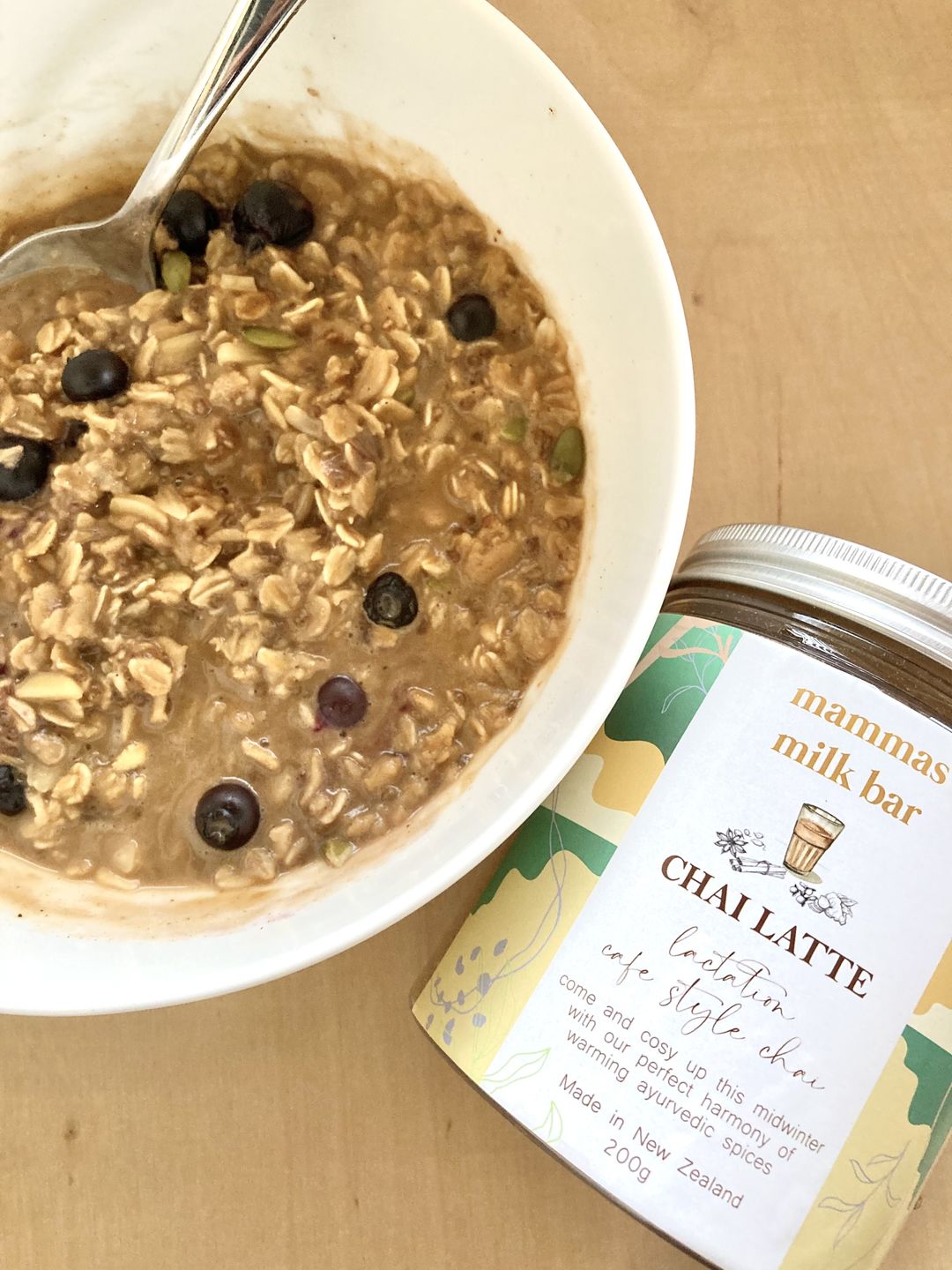 Customer photo review of Lactation Chai Latte