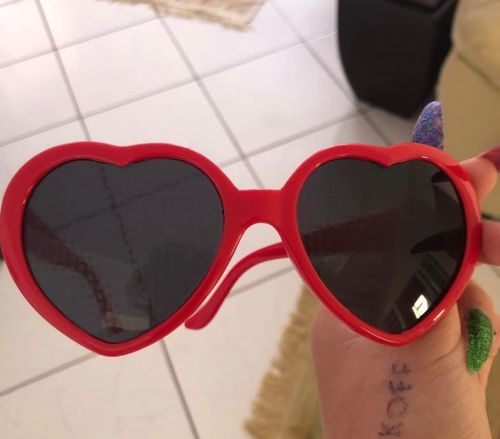 Blitty heart glasses Clearance
