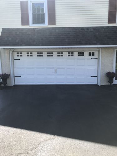 Customer photo review of Decorative Garage Faux Window Accents (16-PC Set)