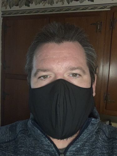 Customer photo review of Advanced Nanotech Premium Face Mask