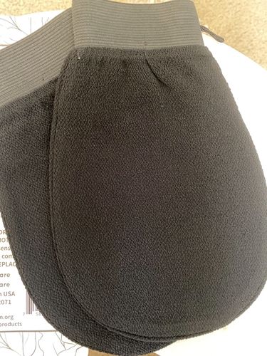 Customer photo review of HAVEN Ultra Exfoliating Gloves - Dead Skin Remover