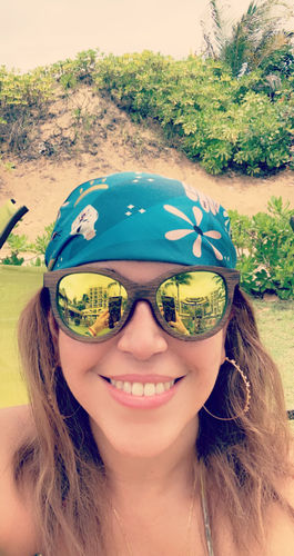 Customer photo review of Cabana Brown Yellow