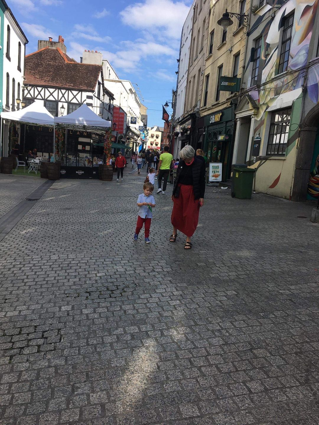 Customer photo review of Plus Size - Elastic Waist Calf Length Spring Corduroy Skirt