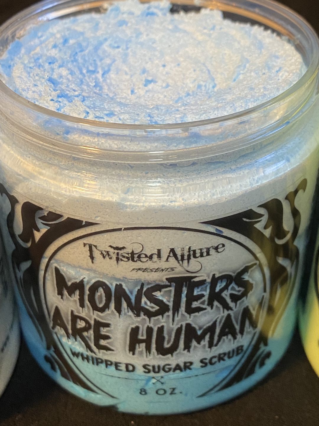 Customer photo review of Monsters are Human Sugar Scrub