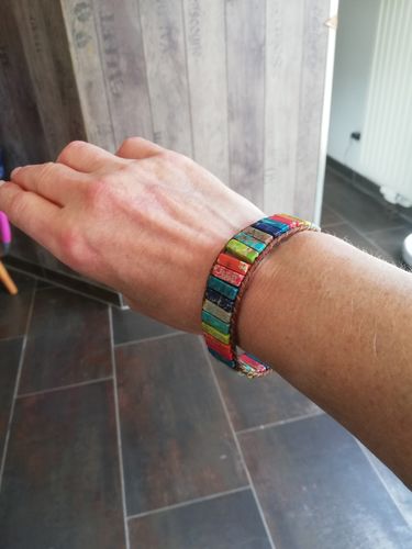 Customer photo review of CHAKRA NATURSTEIN ARMBAND