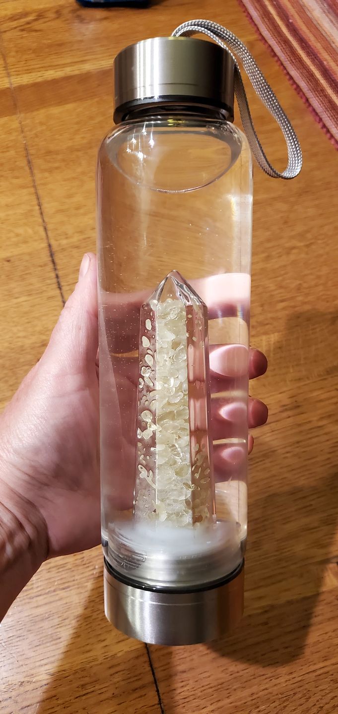 Customer photo review of Natural Citrine Raw Crystals