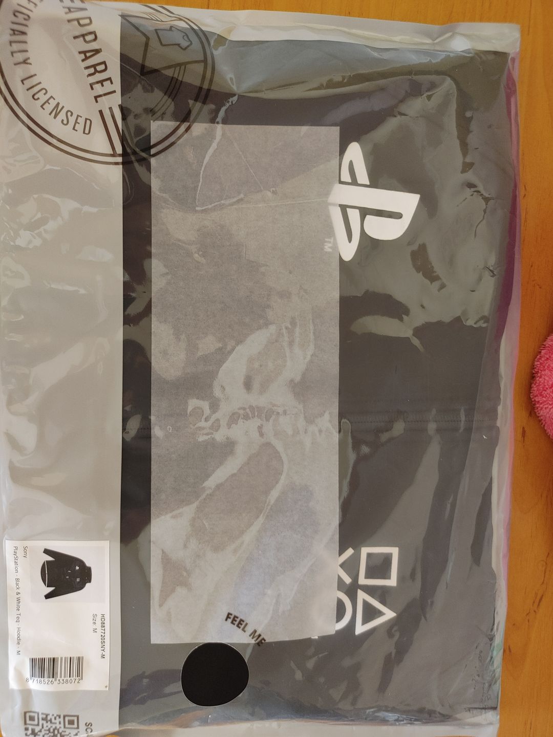 Customer photo review of Sony - PlayStation - Black & White Teq - Men's Hoodie