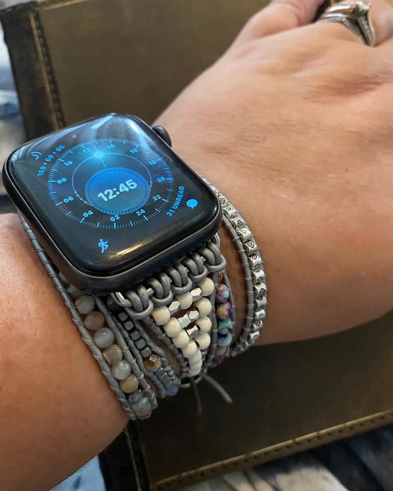Customer photo review of Healing Turquoise Protection Apple Watch Strap