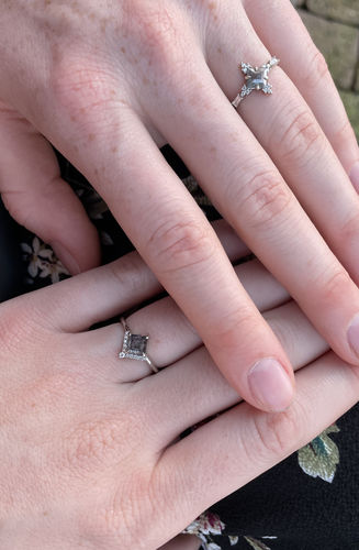Customer photo review of Salt and Pepper Kite Lucy Ring