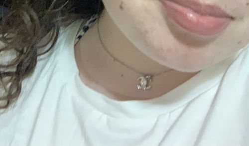 Customer photo review of Sterling silver “c” set