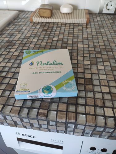 Customer photo review of Eco-Tiras de Detergente 40 lavados Natulim