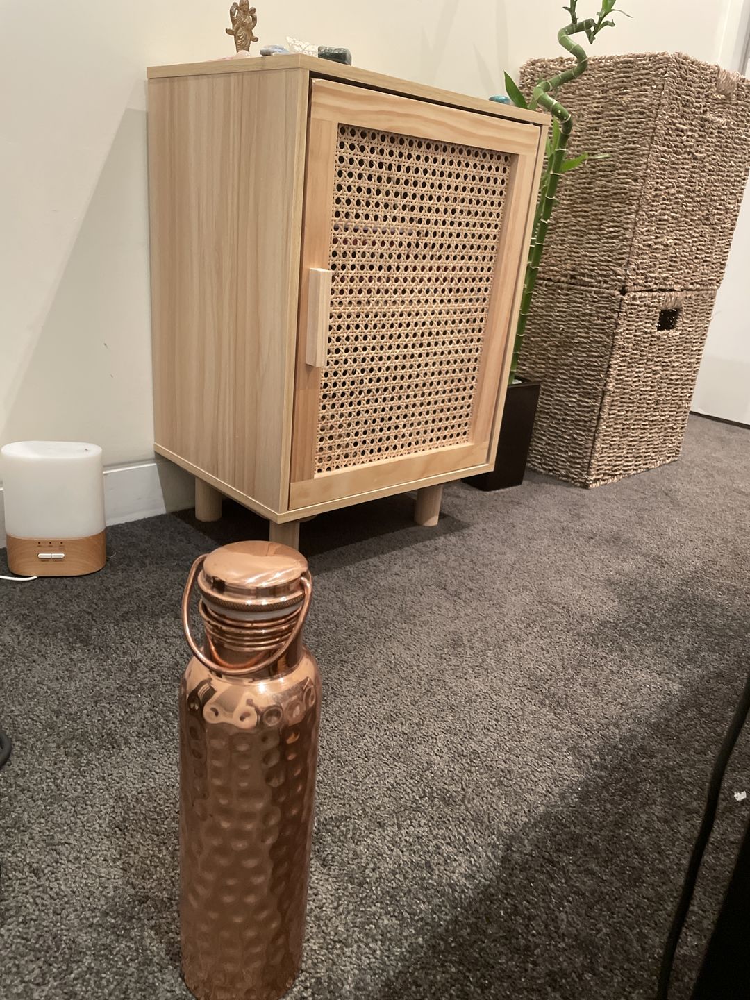 Customer photo review of Copper Water Bottle