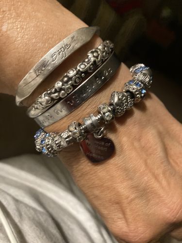 Customer photo review of Piece Of My Heart Bracelet