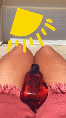 Customer photo review of 100% Natural & Organic Tanning Oil