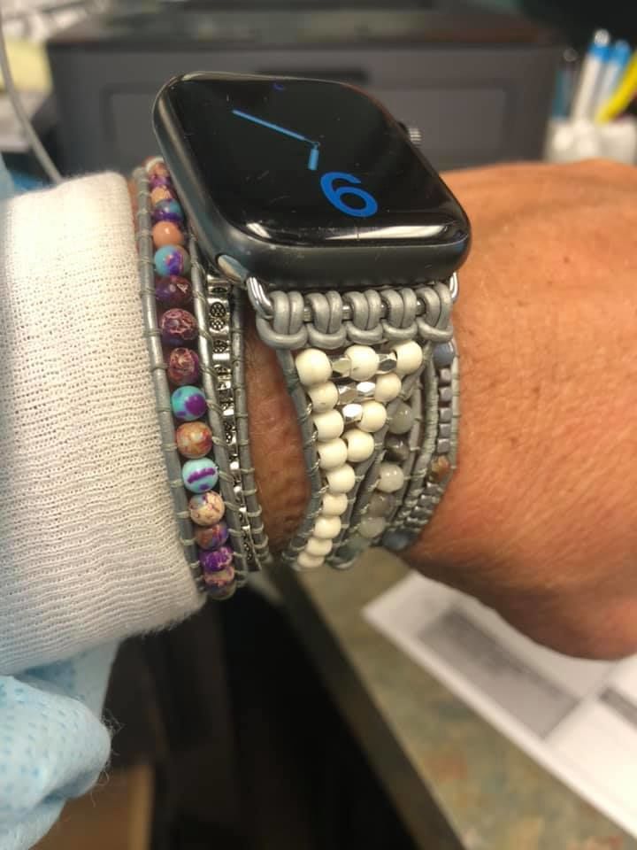Customer photo review of Healing Turquoise Protection Apple Watch Strap