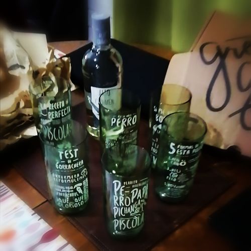 Customer photo review of Piscoleros Juego de 6 Vasos