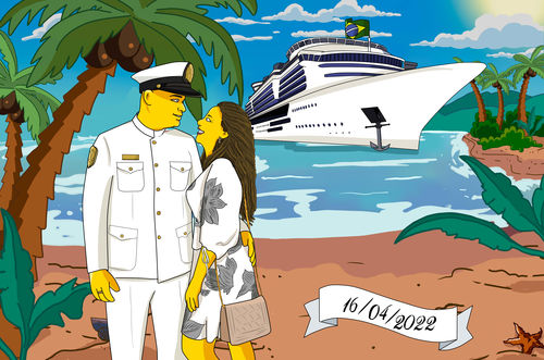 Customer photo review of RETRATO EM ARQUIVO DIGITAL FAMILIA AMARELA