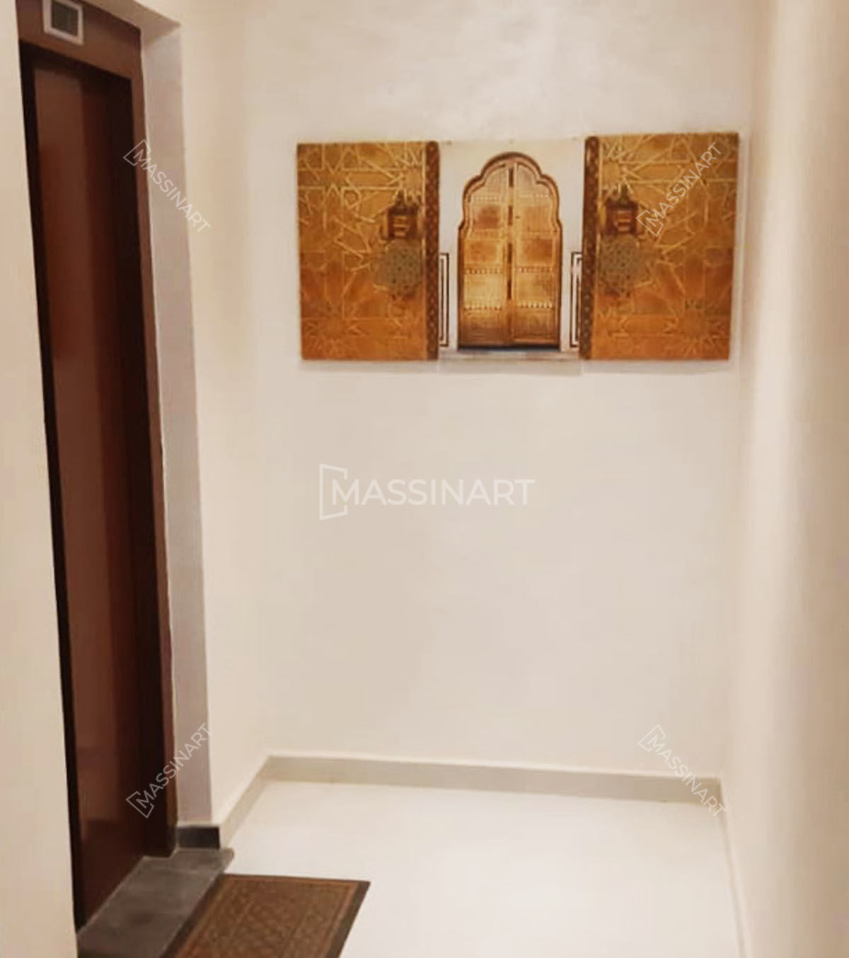 Customer photo review of Golden Gate - Set de tableaux décoratifs modernes