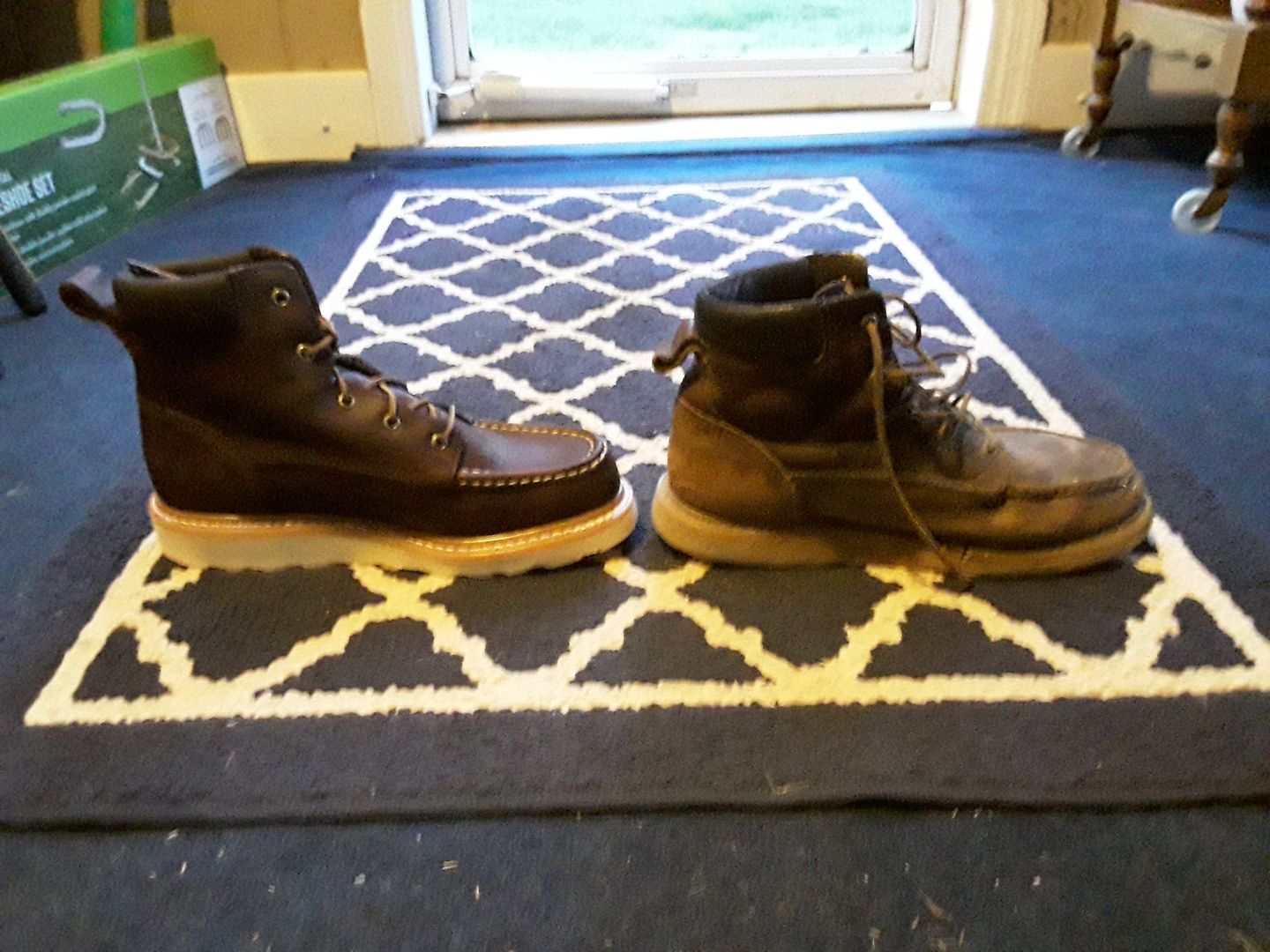 Customer photo review of Irish Setter by Red Wing Men's Ashby Soft Toe 6-inch Lace-Up Boots 83605