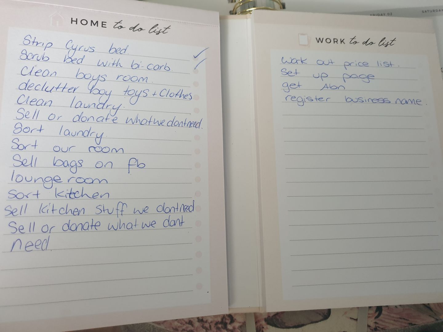 Customer photo review of Home & Work To-Do List