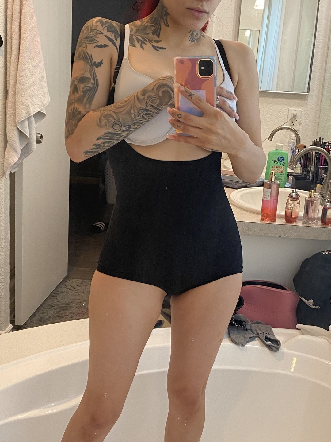 Customer photo review of Smoothing Bodysuit with Brief 8051