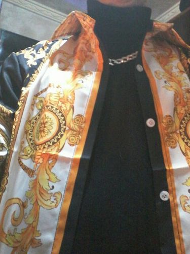 Customer photo review of Men Paisley Print Shirt