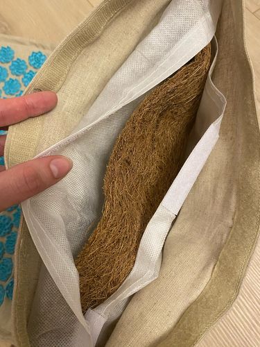 Customer photo review of Ensemble d'Acupression Fleurs de Lotus: Tapis, Coussin, et Sac