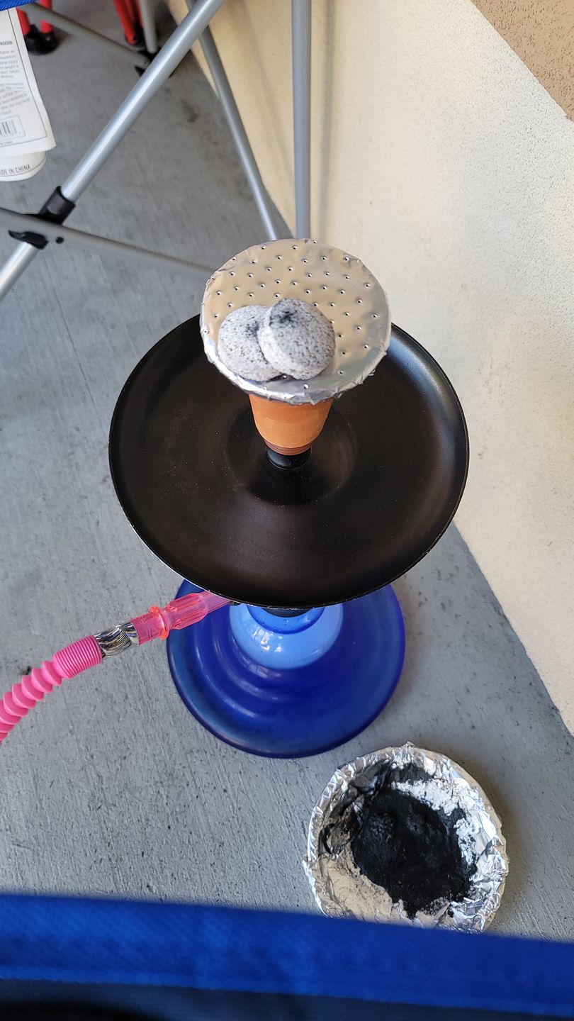 Customer photo review of Box of Three Kings Hookah Charcoal 33mm (100pc)