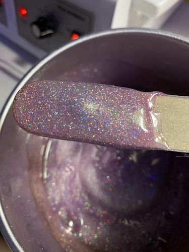 Customer photo review of Glitter Bombs | Glitter Wax For Hair Removal