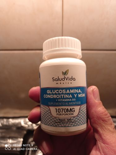 Customer photo review of Glucosamina, Condroitina y MSM + Vitamina D3…