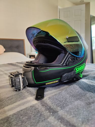 Customer photo review of Shoei RF-1200/NXR Camera Mount