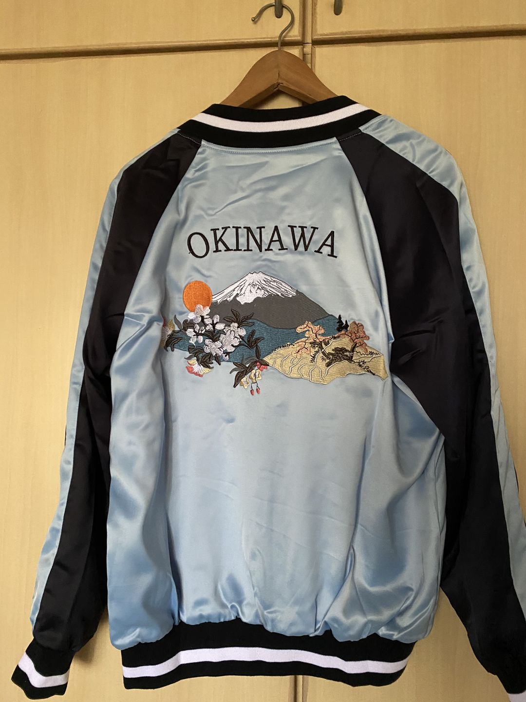 Customer photo review of Mountain & Tiger Souvenir Jacket [Reversible]